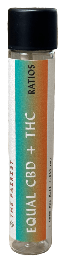Equal CBD + THC Pre-Roll, 1g single