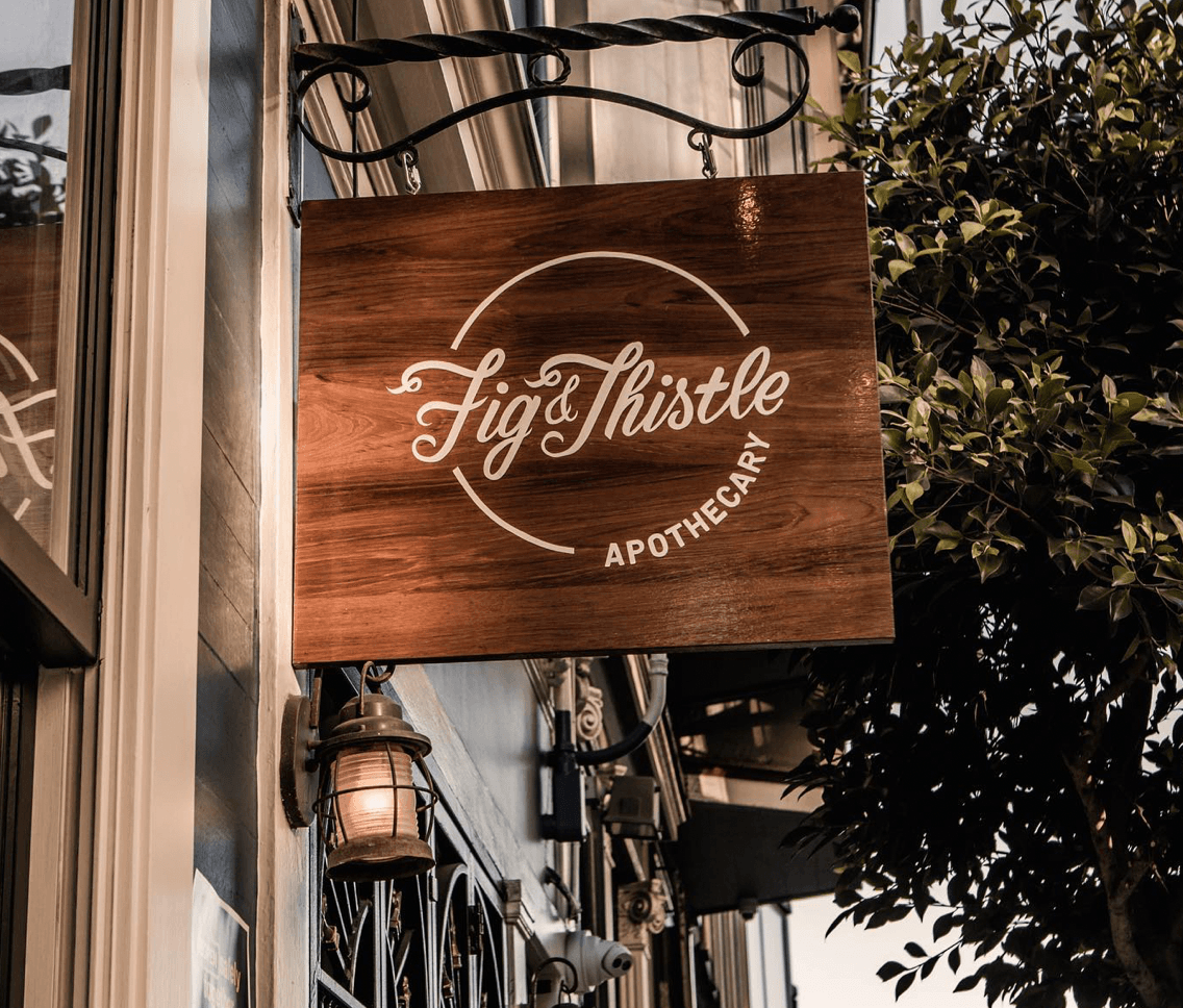 Fig & Thistle Apothecary storefront