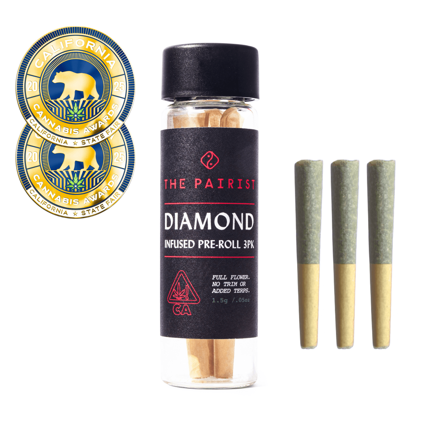 Diamond Pre-Roll 3pk — Orange Creamsicle (Sativa)